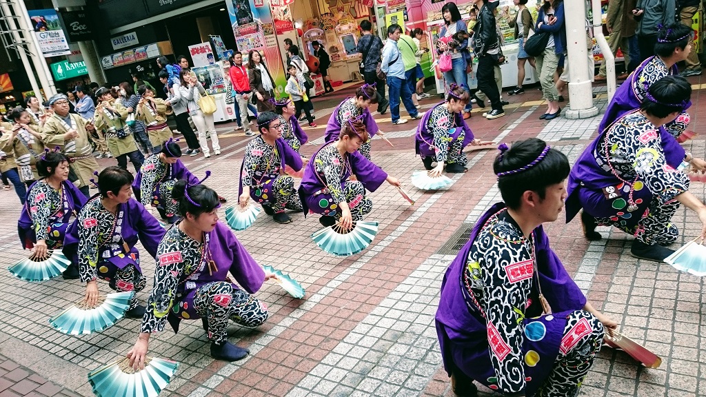 Awa Odori Sendai Awa Odori festival Sendai The Real Japan Rob Dyer